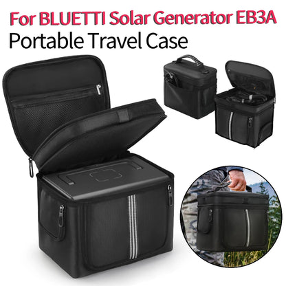 Portable Travel Case Waterproof Power Station Storage Case Protective Storage Bag for BLUETTI Solar Generator EB3A 268Wh LiFePO4