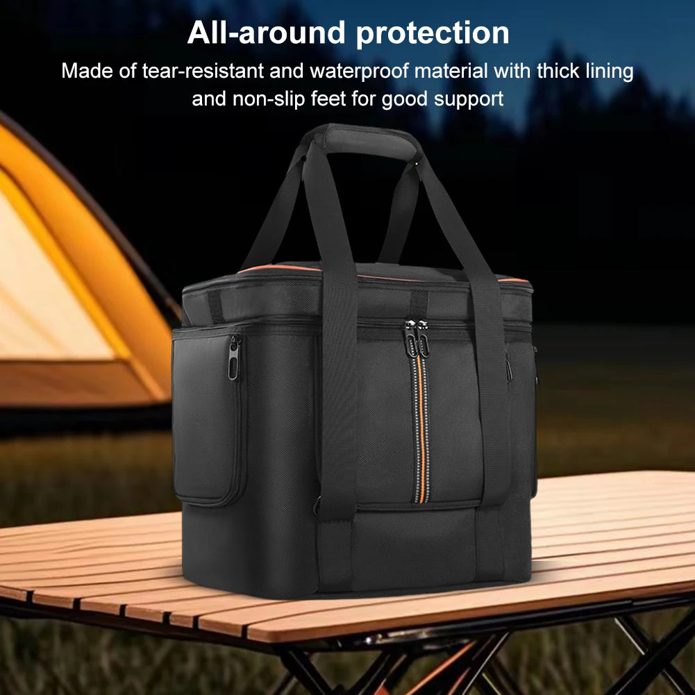 Portable Carrying Case for Jackery Explorer 2000 V2/1000 v2/240 v2/300 Plus Travel Bag Waterproof with Shoulder Strap & Handle -  SolarFlares Generators