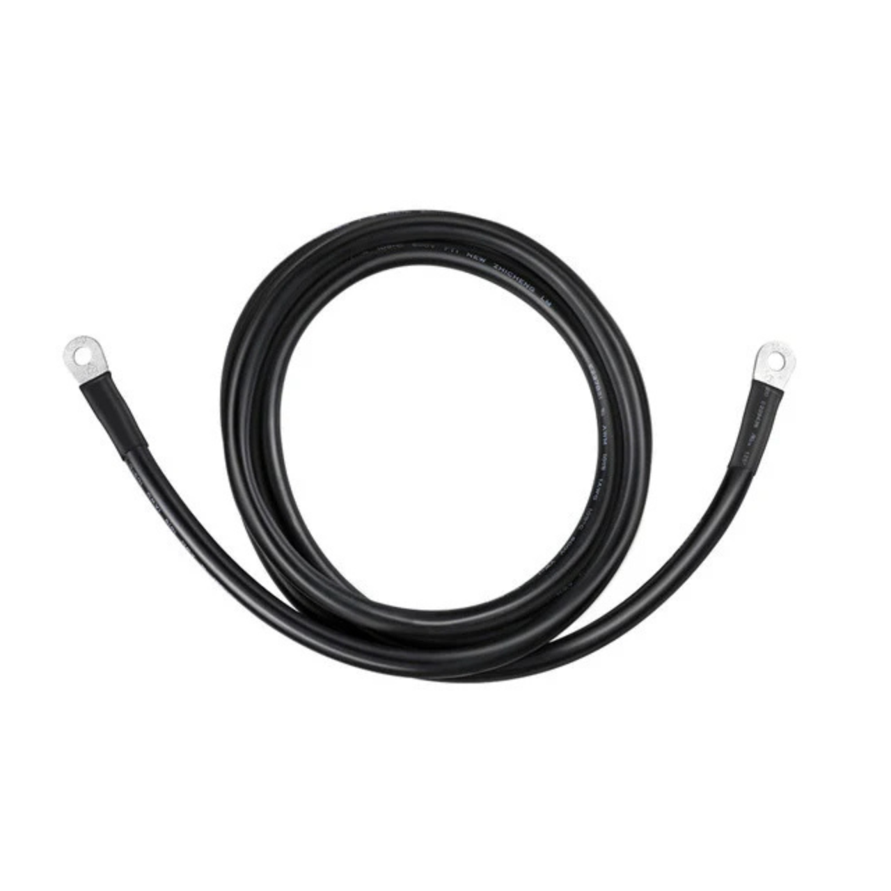 Battery Inverter Cables 5FT 2/0 AWG with 3/8" Ring Lugs for Power Systems