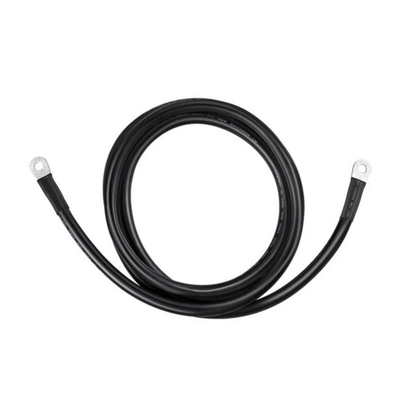 Battery Inverter Cables 5FT 2/0 AWG with 3/8" Ring Lugs for Power Systems