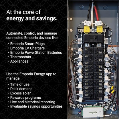 Vue 3 Circuit Monitor with 16 Sensors (Gen 3) Split Phase
