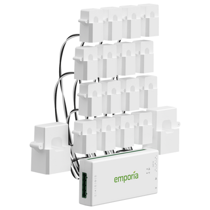Emporia Vue 3 16-Sensor Smart Circuit Energy Monitor with Split-Phase Home Tracking System