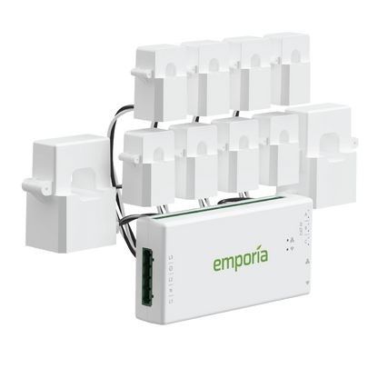Emporia Vue 3 16-Sensor Smart Circuit Energy Monitor with Split-Phase Home Tracking System