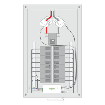 Emporia Vue 3 Whole-Home Energy Monitor Gen 3 Split-Phase 120/240V Real-Time Power Tracking System