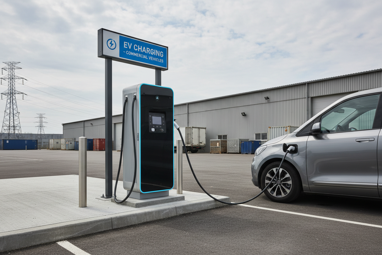 Borne de recharge Pro EV avec PowerSmart, blanche, 48A câblée, NACS