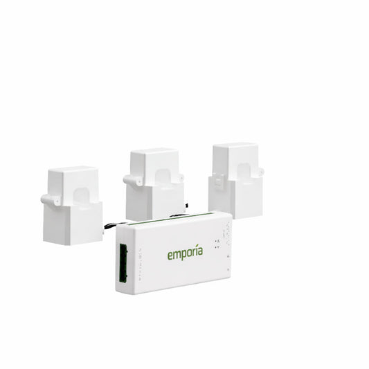 Emporia Vue 3 Gen 3 3-Phase Whole Home Energy Monitor with 3 x 200A CT Sensors