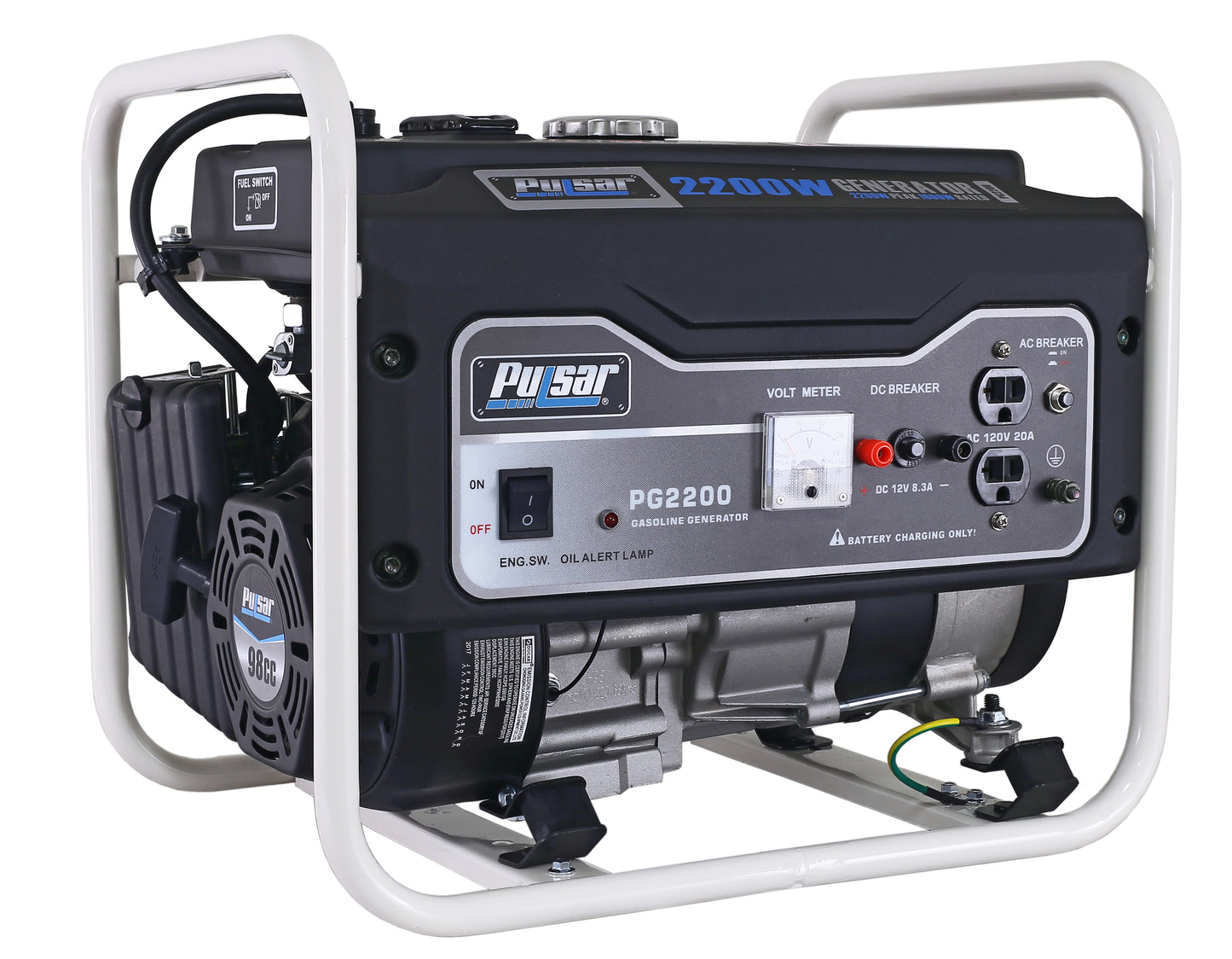 Pulsar Products 2,200-watt Gasoline-powered Portable Generator -  SolarFlares Generators
