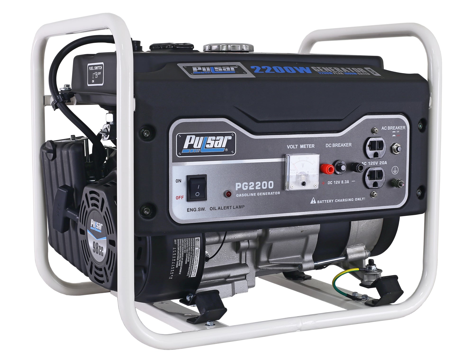 Pulsar Products 2,200-watt Gasoline-powered Portable Generator -  SolarFlares Generators