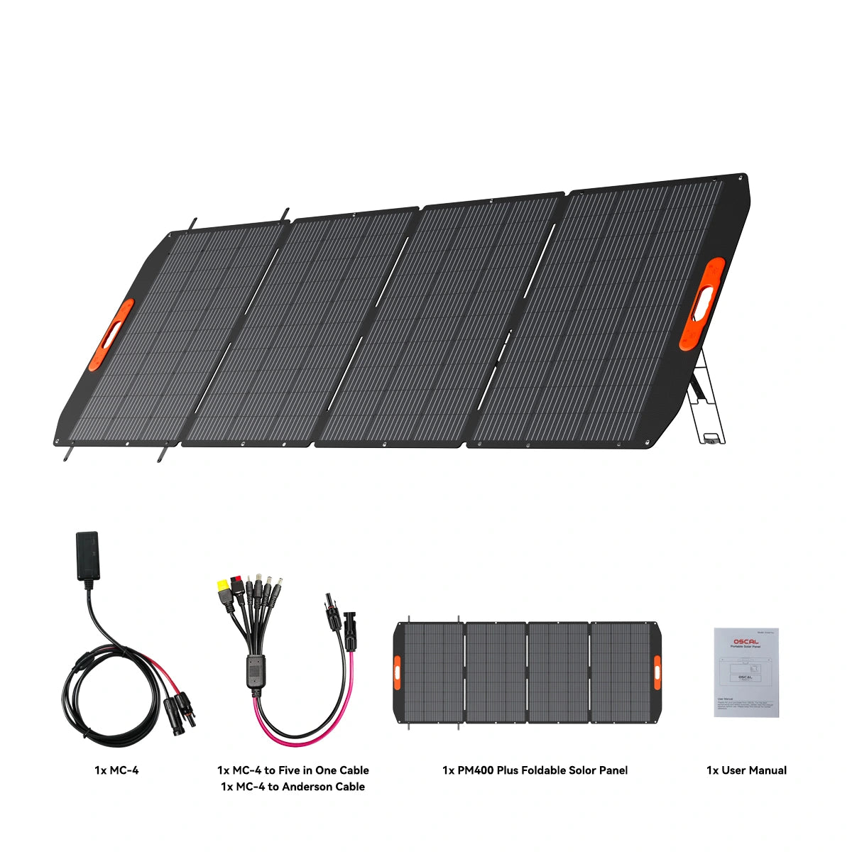 OSCAL PM400 Plus 400W Foldable Solar Panel for PowerMax 6000, 3600 & 2400