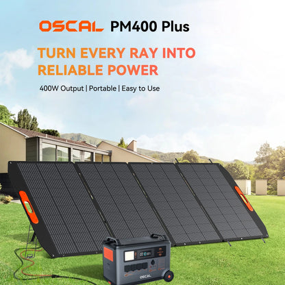 OSCAL PM400 Plus 400W Foldable Solar Panel for PowerMax 6000, 3600 & 2400