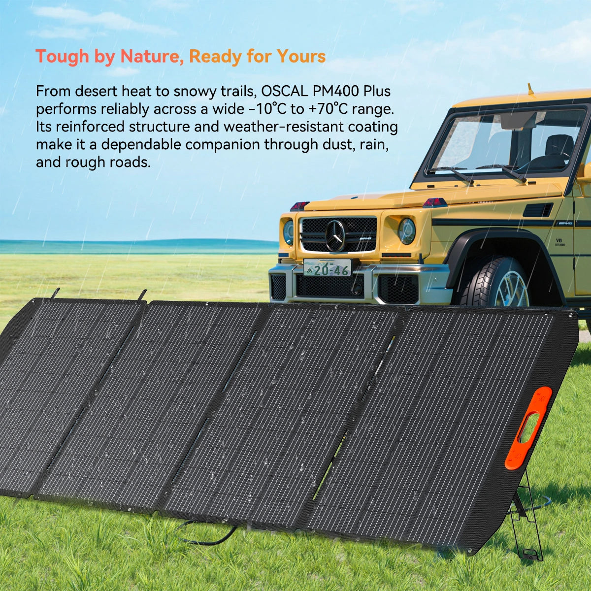 OSCAL PM400 Plus 400W Foldable Solar Panel for PowerMax 6000, 3600 & 2400