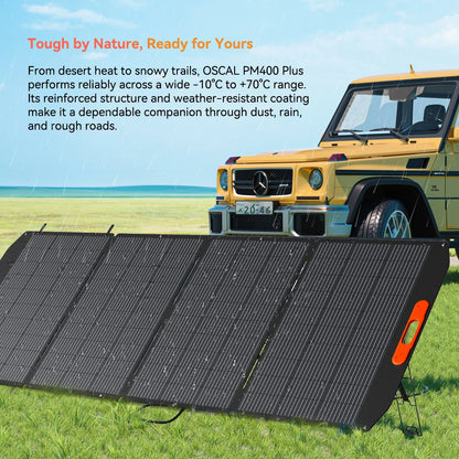 OSCAL PM400 Plus 400W Foldable Solar Panel for PowerMax 6000, 3600 & 2400