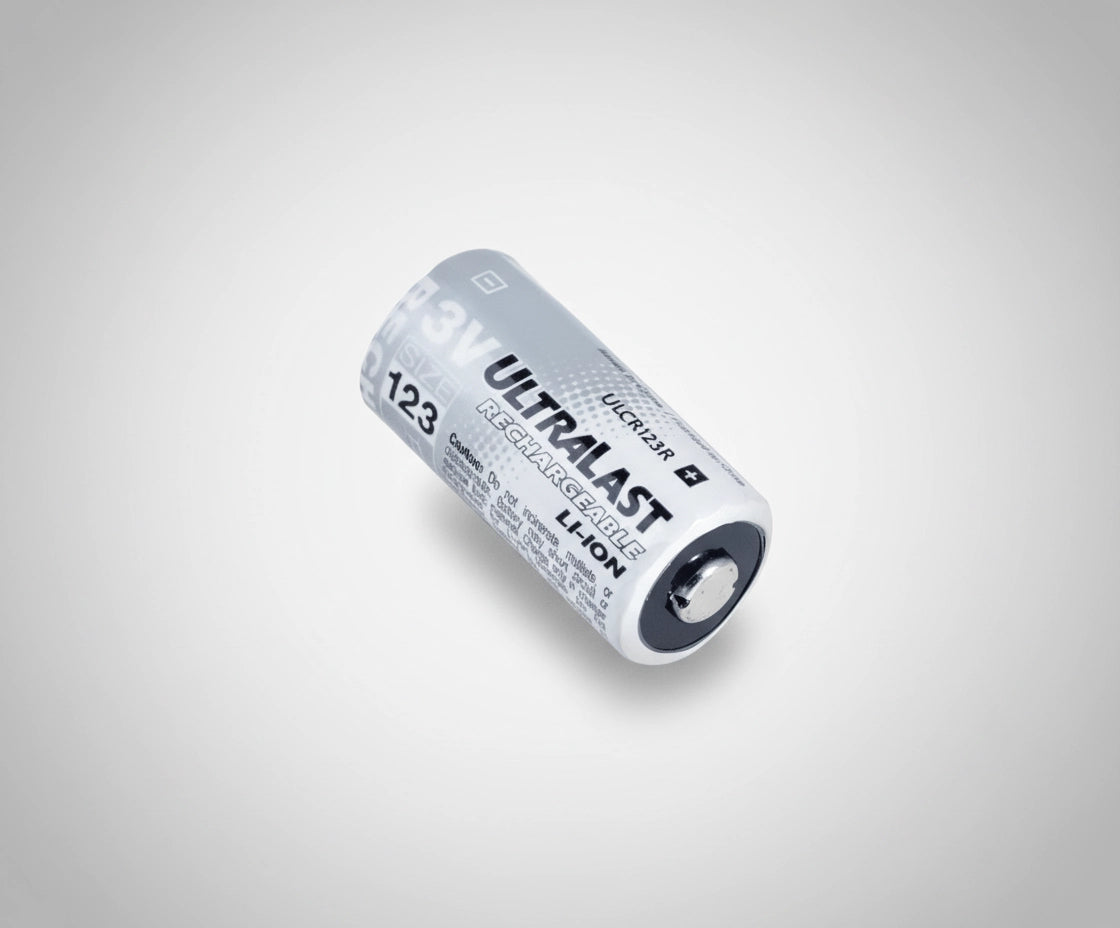 Ultralast CR123 Rechargeable Battery | Single Pack | Eco-Friendly Power Solution