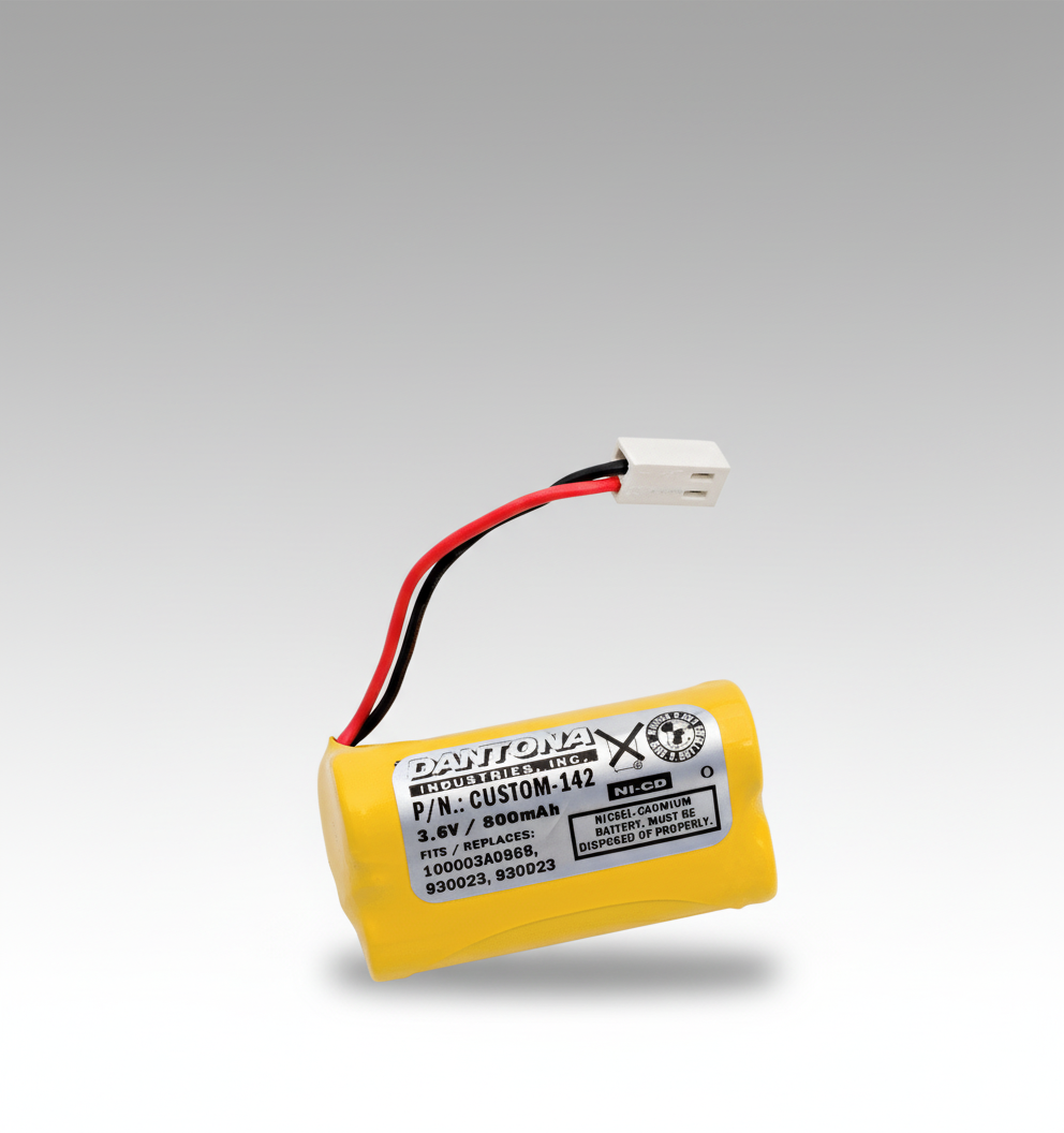 Yorklight B15AA02 Emergency Lighting, 3.6V 800mAh NiCd Replacement Battery