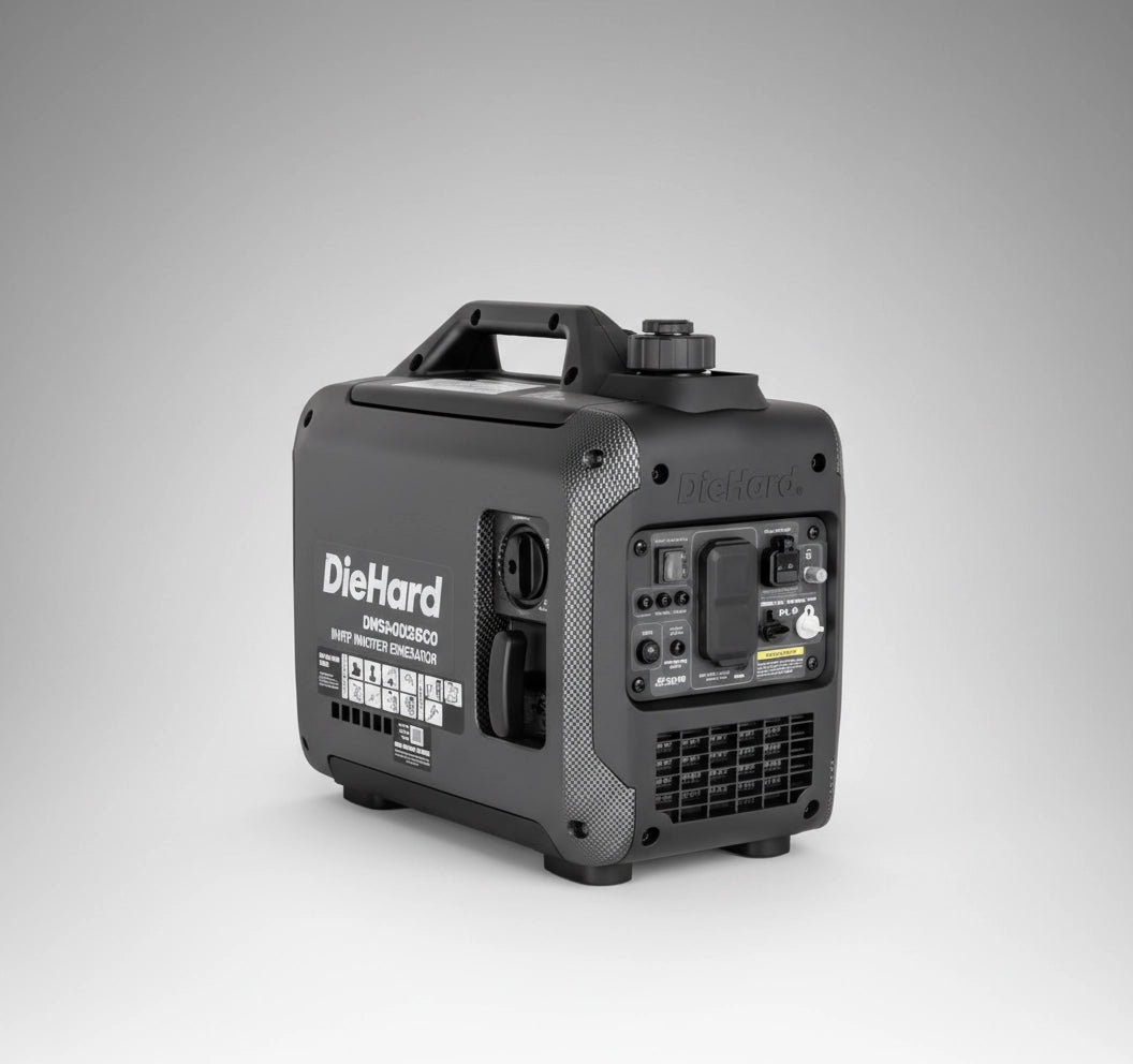DieHard portable generator on a gray background
