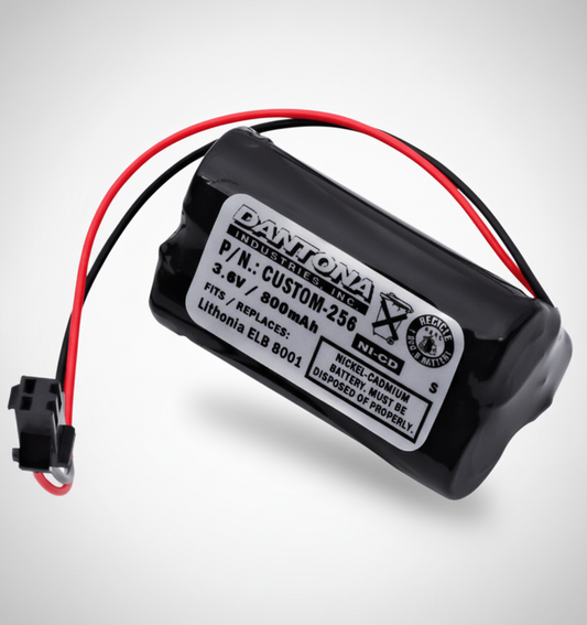 Unitech - 0253799 emergency lighting system Replacement, 3.6V 800mAh NiCd Battery  Replacement