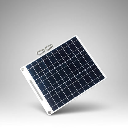 100W Waterproof Solar Panel – 5V Portable Dual USB Solar Charger for Outdoor Camping, Phones & Devices