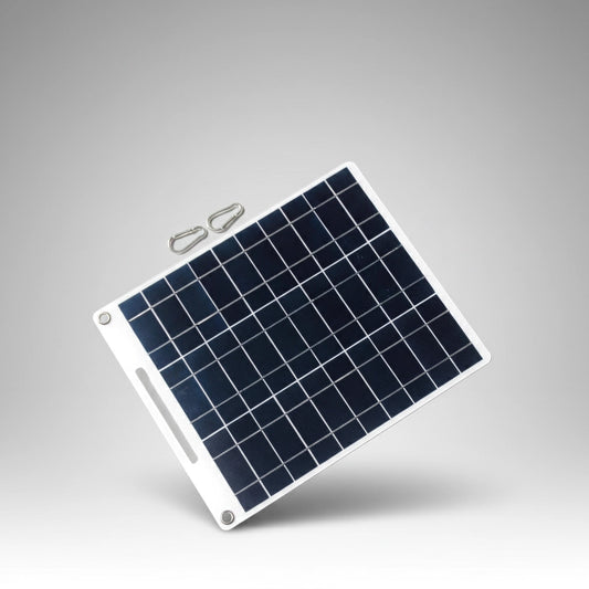 100W Waterproof Solar Panel – 5V Portable Dual USB Solar Charger for Outdoor Camping, Phones & Devices