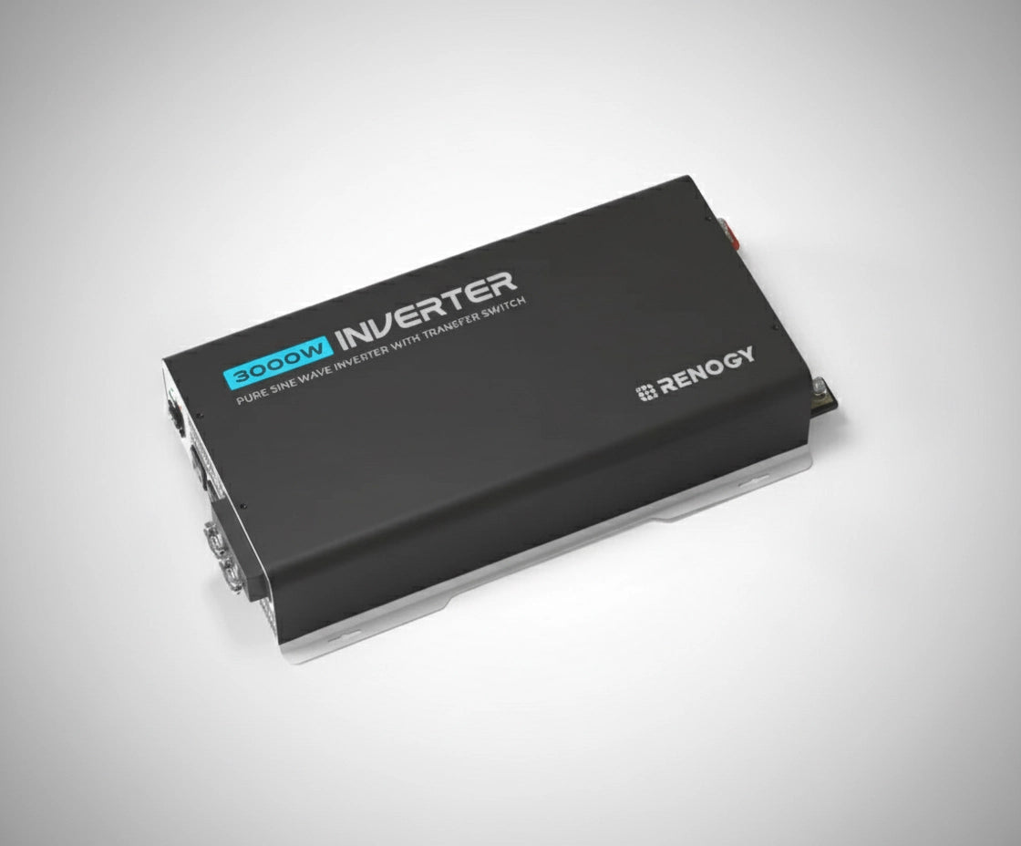 PUH - 12V 3000W Pure Sine Wave Inverter with UPS Transfer Switch and Built-in Bluetooth