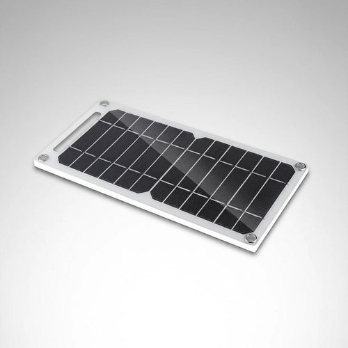 Compact black solar panel for SolarFlare Generators, portable renewable energy kit