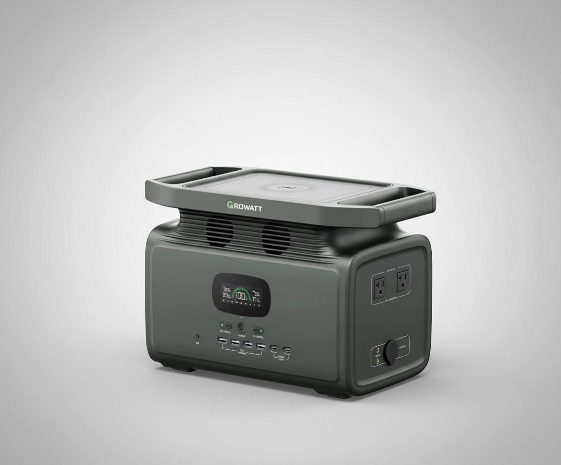 Infinity 1200 Portable Power Station – 1800W Solar Generator, 1280Wh LiFePO4 Battery, 14 Outlets for Home & Outdoor Backup (43 lbs)