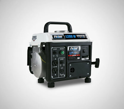 Pulsar PG1202SA 1200 Watts Portable Gasoline/Oil 2-Stroke Generator