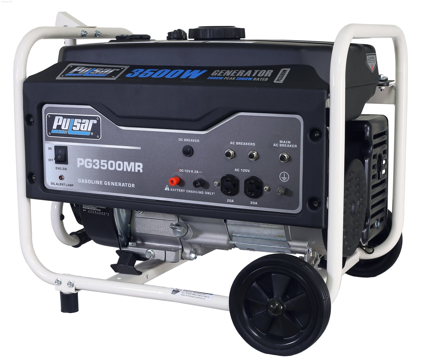 Pulsar PG3500MR 3500W Gas Powered Portable Generator (CARB) with 3000 Running Watts