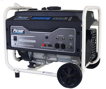 Pulsar PG3500MR 3500W Gas Powered Portable Generator (CARB) with 3000 Running Watts