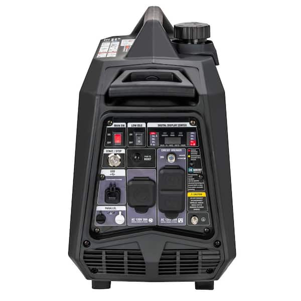 Générateur onduleur bi-carburant de 5000 W avec démarrage par bouton/démarrage à distance et alerte CO