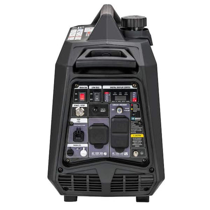 Générateur onduleur bi-carburant de 5000 W avec démarrage par bouton/démarrage à distance et alerte CO