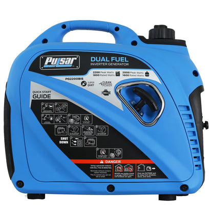 Pulsar PG2200BiS Parallel Ready Dual Fuel Portable Inverter Generator